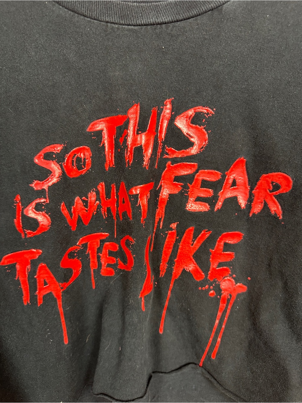 Universal Studios Halloween Horror Nights 2013 Cut Off Cropped T-Shirt XL Movies - Picture 2 of 8